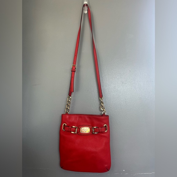 MICHAEL Michael Kors Handbags - Michael Kors Hamilton Leather Messenger Bag